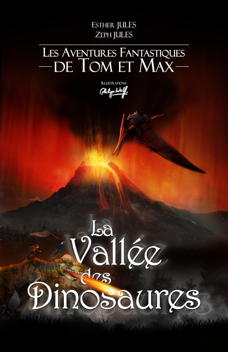 Tom et Max: la vallée des dinosaures - Couverture