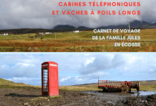 Cabines téléphoniques et vaches à poils longs